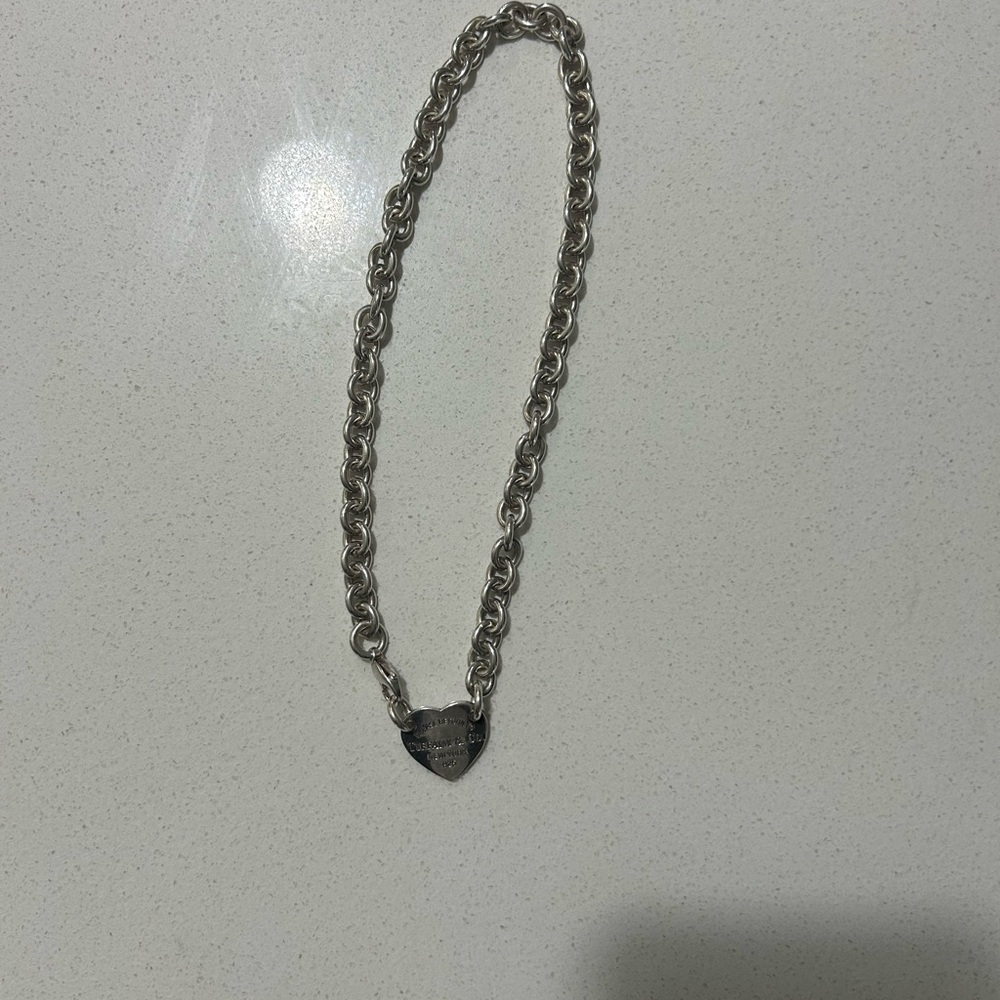 Tiffany & Co. Silver Heart Necklace